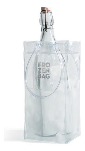 Bolsa Hielera Frapera Transparente Frozen Bag Para Mesa
