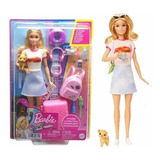 Barbie Muñeca Viajera Para Niñas De 3 Años En Adelante