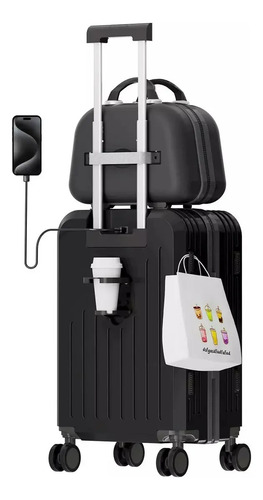 Maleta Mano De Viaje 21in 15kg Rigida 4 Ruedas360° Más Color | Meses sin interés