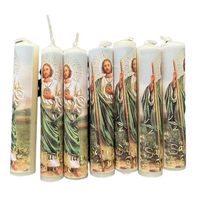 Cirio, Vela De Oración San Judas 20 8x1.6cm | Envío gratis