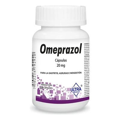 Omeprazol Cápsulas 20 Mg, 120 Cápsulas | Envío gratis