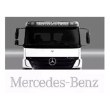Adesivo Mercedes Benz Para Quebra-sol 100x13 Cm