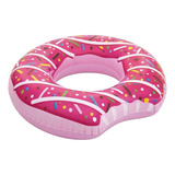 Boia Inflável Donut 107cm De Diâmetro Bestway Rosa