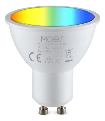 Ampolleta Inteligente Wifi Rgb Led Gu10 5w Alexa Google Tuya