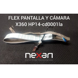 Flex De Pantalla Y Cámara X360 Hp14-cd0001la
