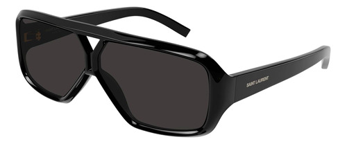 Saint Laurent Sl 569 Y Gafas De Sol, Negro-negro-negro, Tall