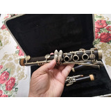 Clarinete Pruffer Usa Sib 17 Ch Garganta De Prata Hard Huber