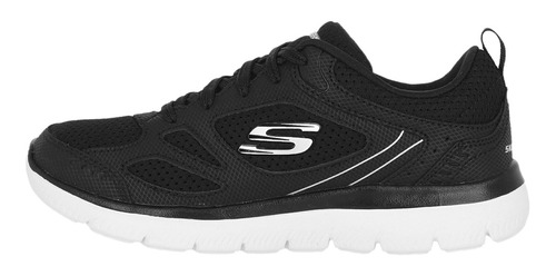 Zapatilla Skechers Summits - Suited Mujer Black/white