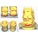 Mates Pack Los Simpsons X3 Modelos Archivo Stl Impresion 3d 