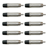 Conector Linha Rca Macho - Wireconex Universal - 10 Unidades