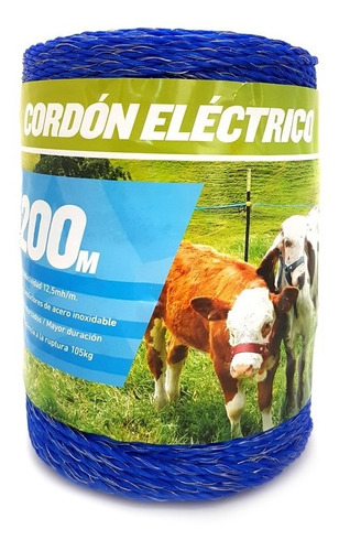 Cordon Electrico Agrofacil 3mm X 200m