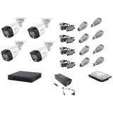 Kit 4 Camaras Dahua 5mp Full Color Dvr 8ch Dd 2tb Balums