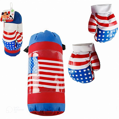 Saco De Pancada Luva De Box Infantil Crianças Luta Boxe