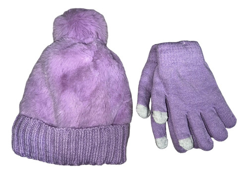 Conjunto De Gorro De Punto Y Guantes Para Niña Wonder Nation