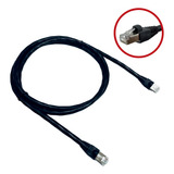 Cabo Rede 1,5m Cat6 Blindado Dupla Capa Pro Gamer Preto Giga