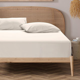 Sábana Ajustable King Size De Algodón Egipcio 100% Solamente