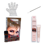 Henna Para Sobrancelhas Profissional E Gel Acelerador 15ml Cor Castanho Claro