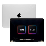 Tela Display Completo Macbook Pro 13 M1 M2 A2338 2020 Prata 