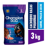 Alimento Cachorro Champion Dog Razas Minis Y Pequeños 3 Kg