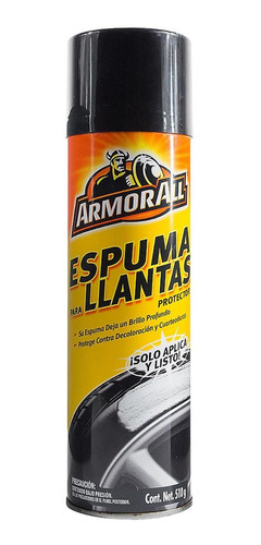 Espuma Limpieza Brillo Protección Neumáticos Armor All 510g