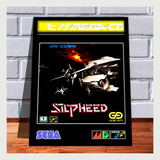 Quadro Decorativo Capa A3 Gamer Retro Silp Heed Jp Sega Cd