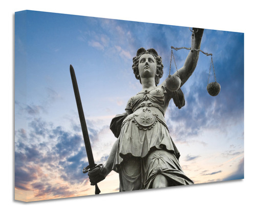 Cuadro Justicia Derecho Canvas Grueso Cly4 140x90