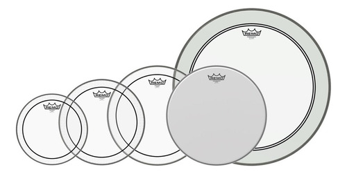 Set Parches Remo Pinstripe 12 13 14 16 Powerstroke 3 22 