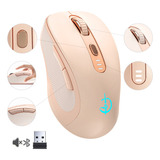 Mouse Inalámbrico Bluetooth Recargable Ergonomía 2.4g 4modos