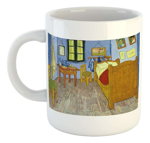 Taza Ceramica Van Gogh Bedroom In Arle Dormitorio Arte