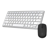 Kit Teclado E Mouse Sem Fio Bluetooth Compacto P/  Macbook