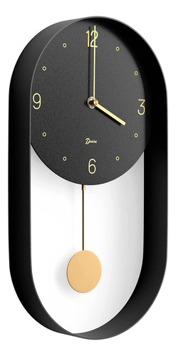 Reloj De Pared Moderno De Hierro Contemporaneo Minimalista
