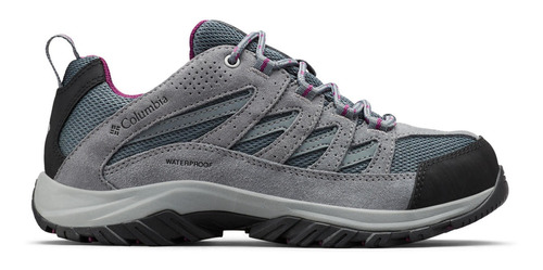 Zapatilla Mujer Crestwood Waterproof Gris Columbia