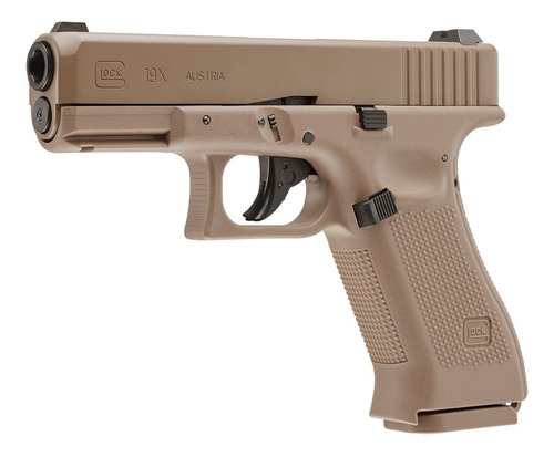 Pistola Glock 19x Co2 Blowback De Postas Cal. .177(4.5mm) 