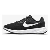 Tênis Nike Revolution 6 Next Nature Color Preto/cinza-fumo Escuro/cinza-azulado/branco - Adulto 34 Br