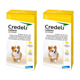 2 Credeli Antipulga Carrapato 56,25mg 1,3- 2,5kg 03 Cpr