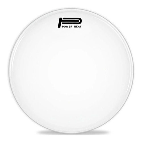 Powerbeat Uk-0214-ba-10p Parche 14 Blanco Liso Batería 