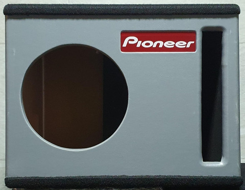 Cajon Porteado Pioneer 8 PuLG Mdf 16mm Vinil/alfombra Gris