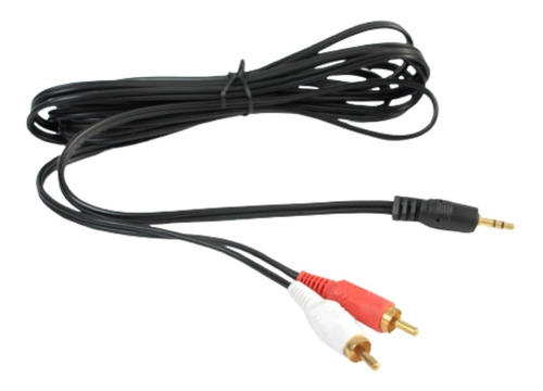 Cable Rca A Estéreo Auxiliar De Audio Plug 3.5mm 3mt