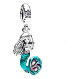 Charm Pandora Vestido Ariel De La Sirenita Disney Plata S925