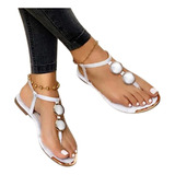 Sandalias De Verano Para Mujer Sandalias Planas De Tiras