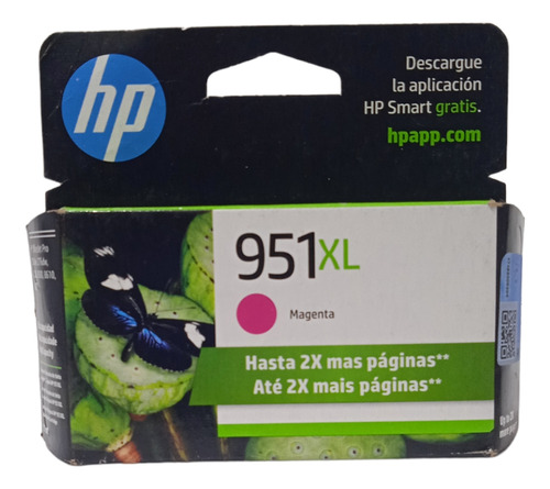 Cartucho De Tinta Hp 951xl Original Magenta Cn047al