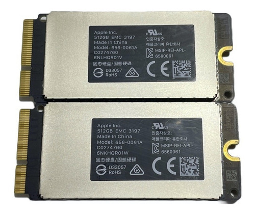 Apple 1tb 2x512gb Pcie Flashssd iMac Pro 656-0061a Emc3197