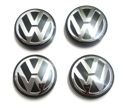 4x Centro Tapón Rin Vw Jetta Vento Bora 56mm