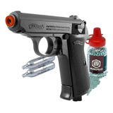 Umarex Co2 4.5mm Ppk / S 5.8315 Airgun Pistol Black Combo