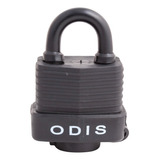 Candado Odis Waterproof 49 49mm Llave - Waterproof Color Negro