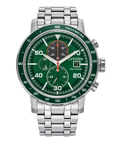 Reloj Hombre Citizen Crono Ca0851-56x Eco Drive Agente Of  M