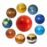 10 Peças De Bolas De Planeta Do Sistema Solar, Modelo