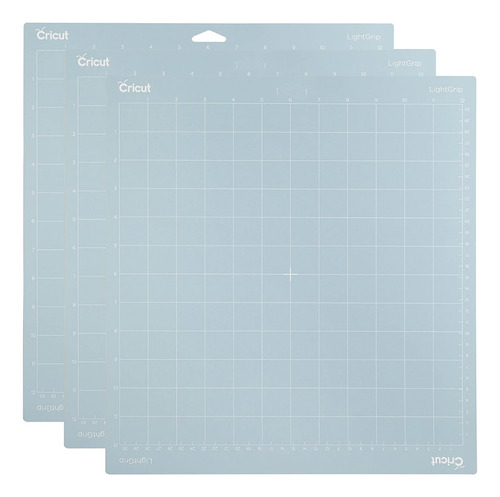 Kit 3x Tapete Corte Base Cortar Protector Cricut 30x30cm Color Azul