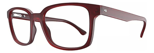 Óculos Grau Armação Hb 0411 Vermelho Fosco Original Esportiv