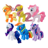 Peluche My Little Pony Rainbow Dash Pinkie Pie Twilight Set